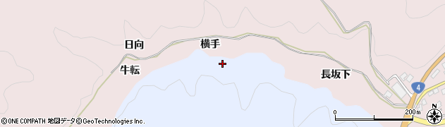 青森県南部町（三戸郡）虎渡（虎渡山）周辺の地図