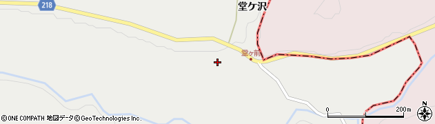 青森県新郷村（三戸郡）西越（堂ノ上）周辺の地図