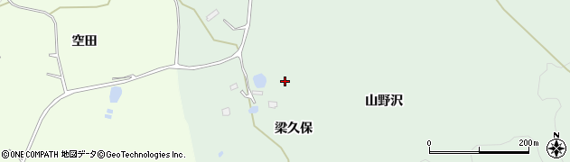 青森県南部町（三戸郡）福田（梁久保）周辺の地図