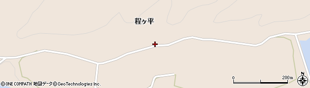 青森県平川市碇ヶ関久吉菅萢周辺の地図
