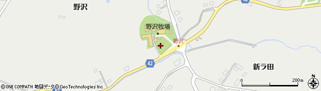 青森県三戸郡階上町赤保内野沢6周辺の地図