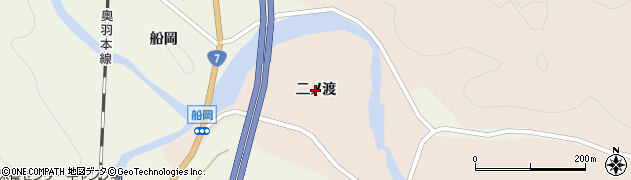 青森県平川市碇ヶ関久吉（二ノ渡）周辺の地図