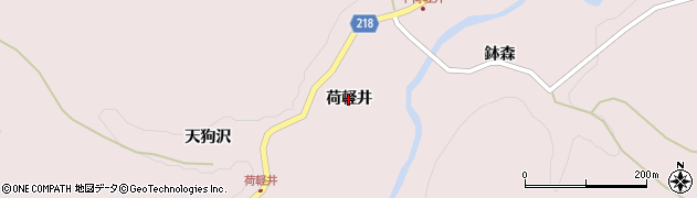 青森県五戸町（三戸郡）手倉橋（荷軽井）周辺の地図