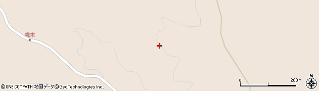 青森県三戸郡南部町椛木向山周辺の地図