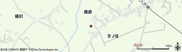 青森県三戸郡階上町道仏鹿倉128周辺の地図