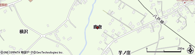 青森県階上町（三戸郡）道仏（鹿倉）周辺の地図