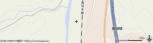 青森県平川市碇ヶ関（三助森）周辺の地図