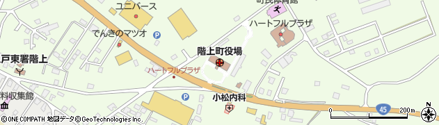 青森県階上町（三戸郡）周辺の地図