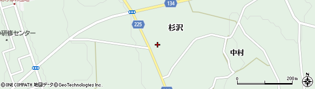 青森県南部町（三戸郡）杉沢（木戸口）周辺の地図