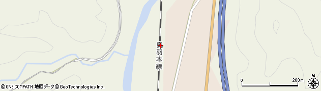 青森県平川市碇ヶ関蛇石周辺の地図