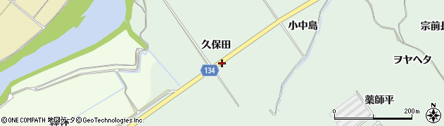 青森県南部町（三戸郡）福田（久保田）周辺の地図