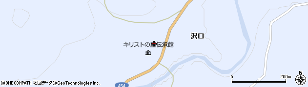 青森県新郷村（三戸郡）戸来（野月）周辺の地図
