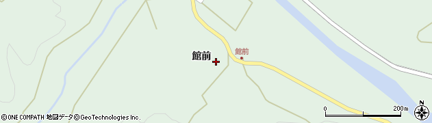 青森県八戸市是川館前61周辺の地図