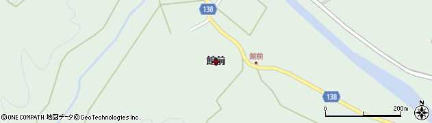 青森県八戸市是川（館前）周辺の地図