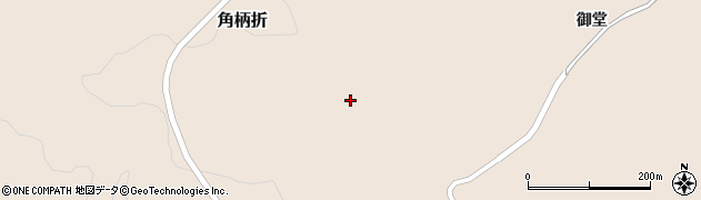 青森県階上町（三戸郡）角柄折（御堂）周辺の地図