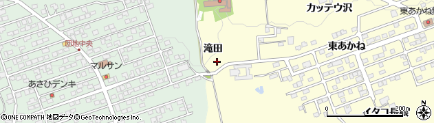 青森県三戸郡南部町埖渡滝田周辺の地図