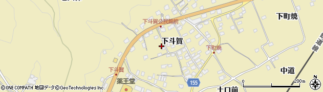 青森県南部町（三戸郡）斗賀（下斗賀）周辺の地図