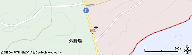 青森県八戸市松館奥沢野場29周辺の地図