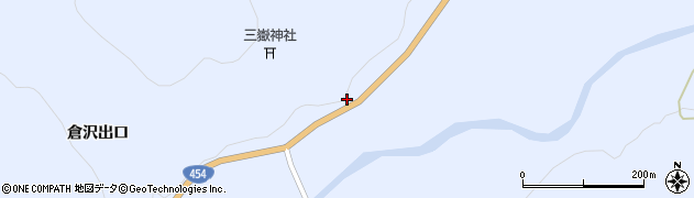 青森県新郷村（三戸郡）戸来（三嶽下）周辺の地図