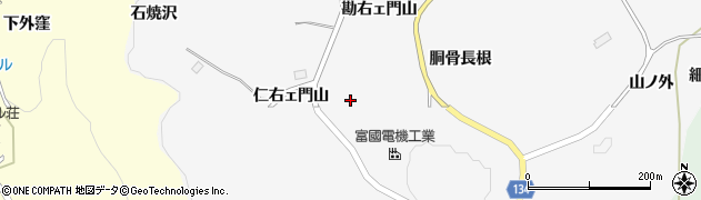 青森県南部町（三戸郡）法師岡（勘右ェ門山）周辺の地図