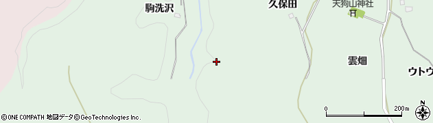 青森県八戸市是川（久保田）周辺の地図