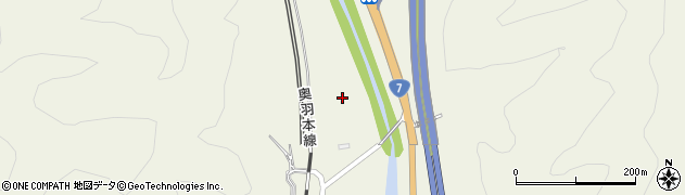 青森県平川市碇ヶ関（逆木）周辺の地図