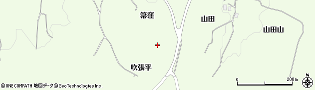 青森県八戸市櫛引箒窪周辺の地図