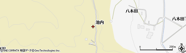 青森県南部町（三戸郡）斗賀（池内）周辺の地図