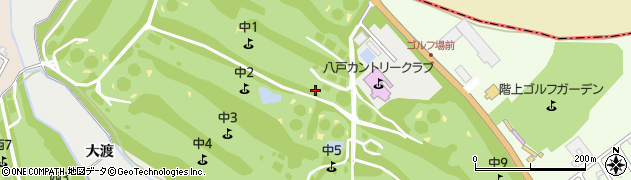 青森県階上町（三戸郡）赤保内（大渡）周辺の地図