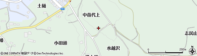 青森県八戸市是川中苗代上周辺の地図