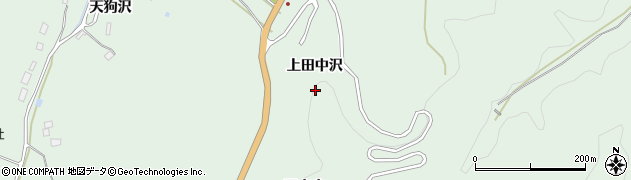 青森県八戸市是川（上田中沢）周辺の地図