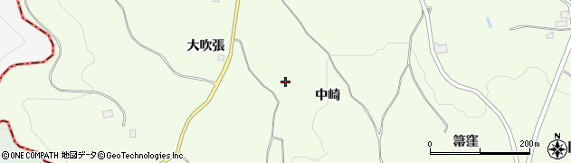 青森県八戸市櫛引中崎周辺の地図