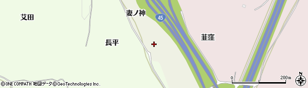 青森県八戸市坂牛（妻ノ神）周辺の地図