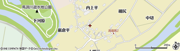 青森県南部町（三戸郡）小泉（内上平）周辺の地図