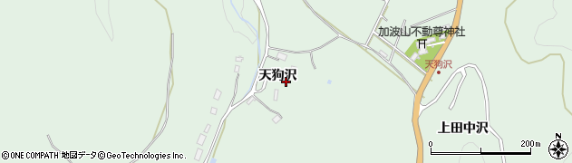 青森県八戸市是川（天狗沢）周辺の地図