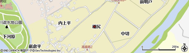 青森県南部町（三戸郡）小泉（細尻）周辺の地図