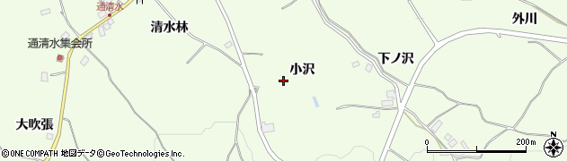 青森県八戸市櫛引（小沢）周辺の地図