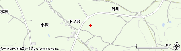 青森県八戸市櫛引（下ノ沢）周辺の地図