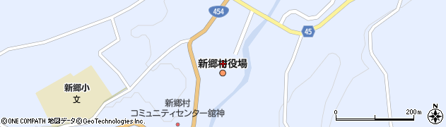 青森県新郷村（三戸郡）戸来（風呂前）周辺の地図