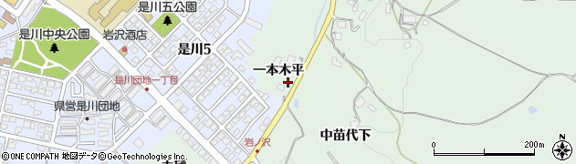 青森県八戸市是川（一本木平）周辺の地図