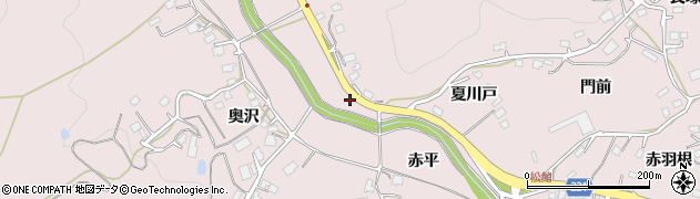 青森県八戸市松館辰ケ口周辺の地図