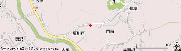 青森県八戸市松館夏川戸1周辺の地図