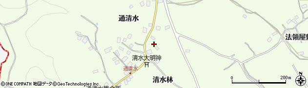 青森県八戸市櫛引清水林2周辺の地図