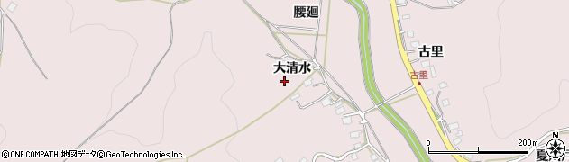 青森県八戸市松館（大清水）周辺の地図