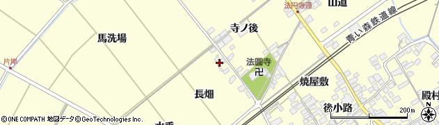 青森県南部町（三戸郡）苫米地（長畑）周辺の地図