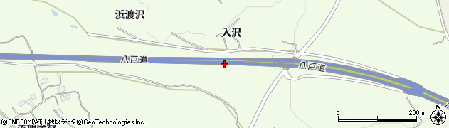 青森県八戸市櫛引（入沢）周辺の地図