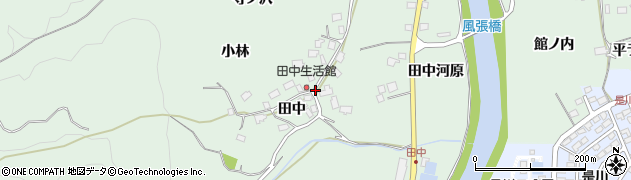 青森県八戸市是川（田中）周辺の地図