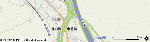 青森県平川市碇ヶ関小落前128-4周辺の地図