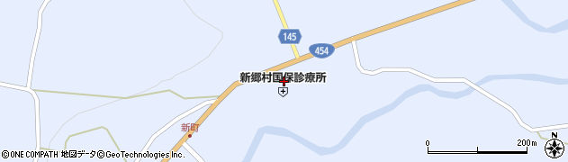 新郷村国民健康保険診療所周辺の地図