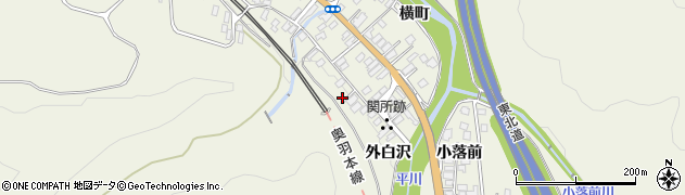 青森県平川市碇ヶ関碇ヶ関160周辺の地図